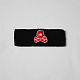 Повязка HK Army skull sweatband black/red